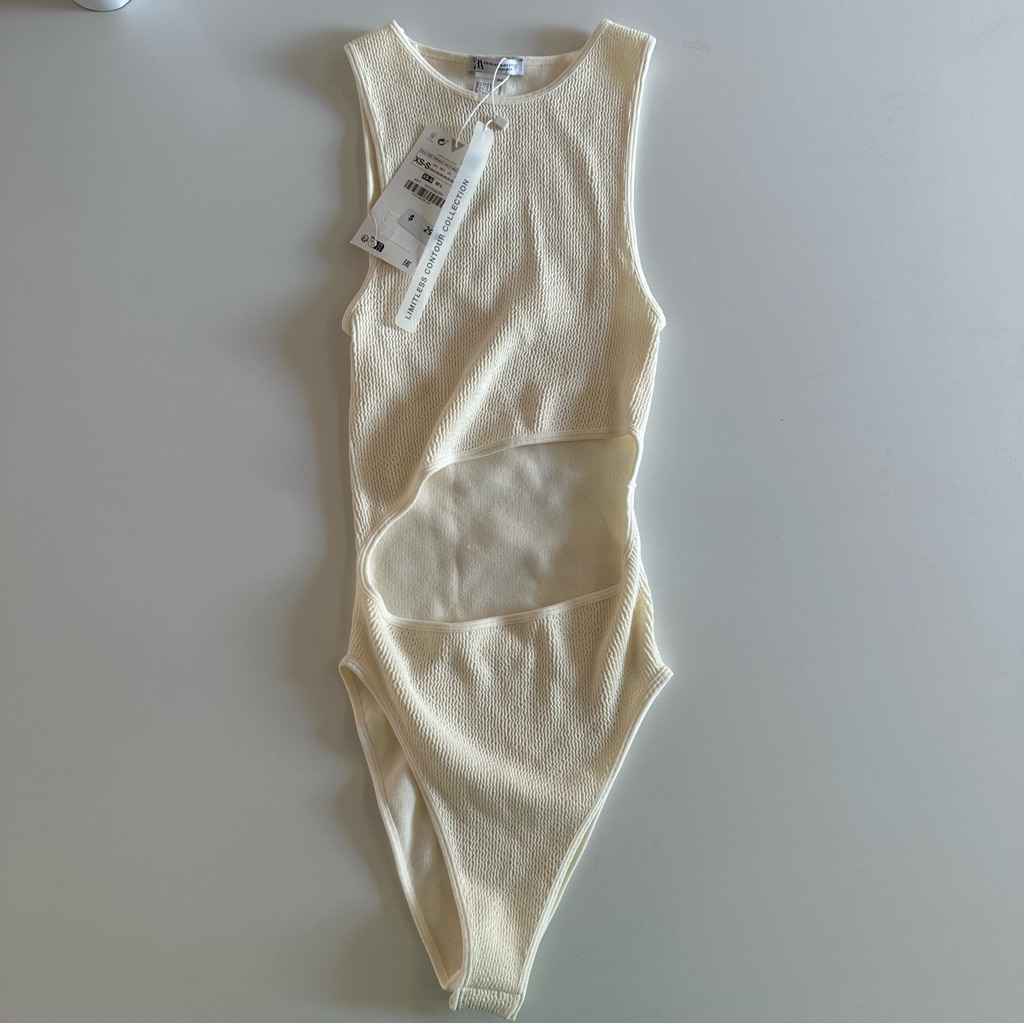 Nwt Zara Bodysuit Xs-S